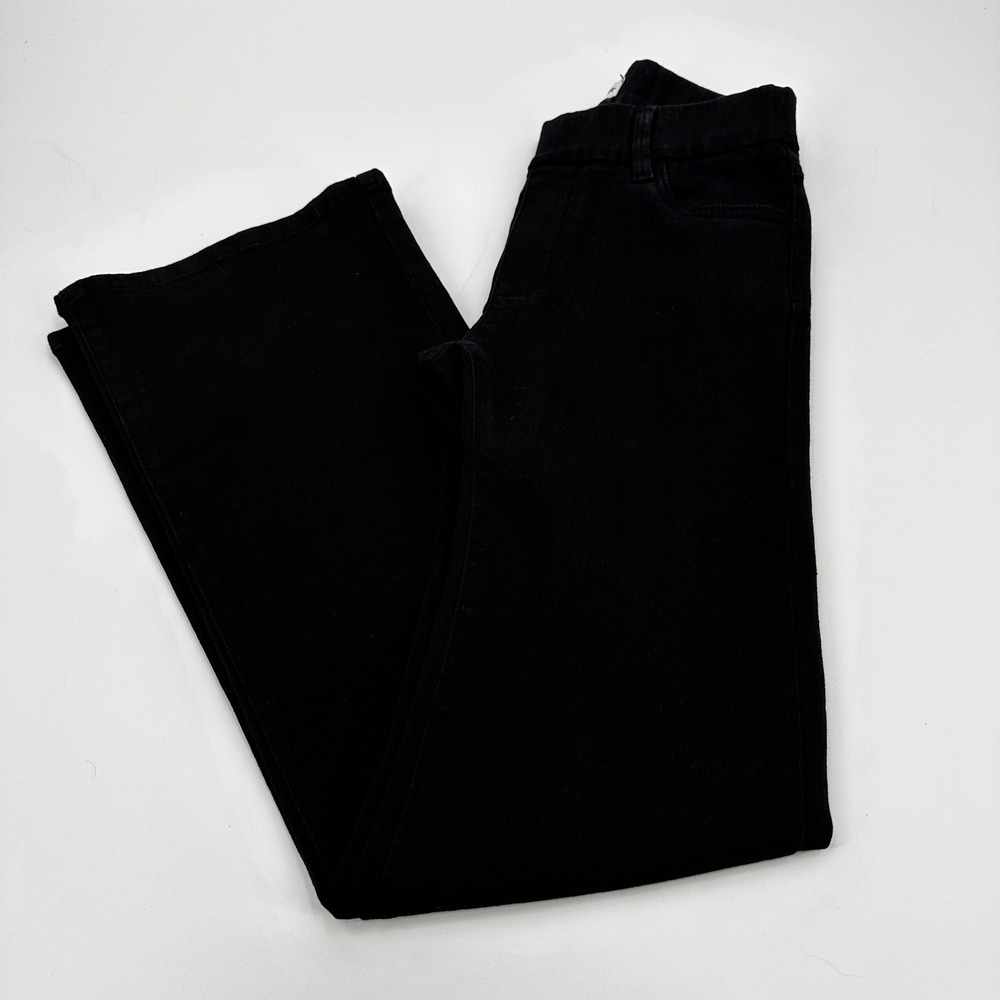 Bevy Flog Womens Black Flare Jeans Size 24 High Rise Cotton Lycra Stretch
